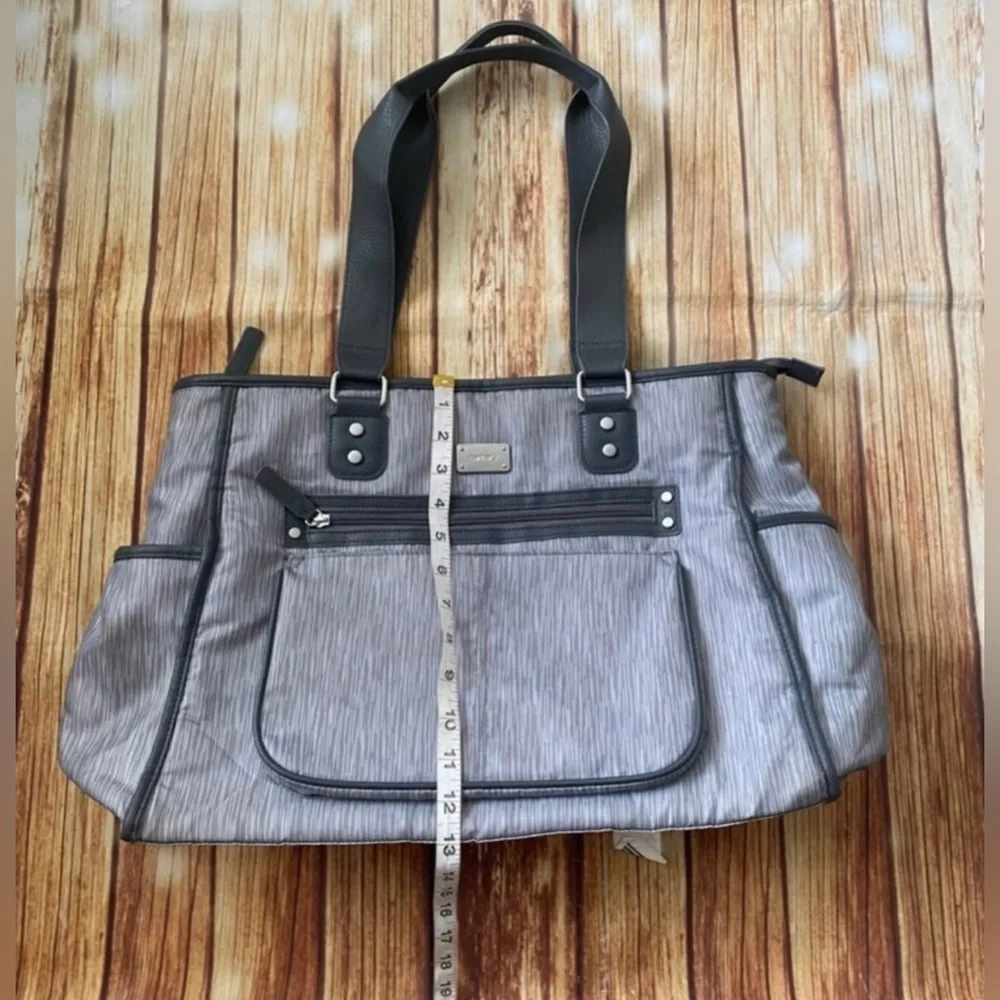 Carter’s Diaper Bag Tote Gray Large Multi-Pocket Baby Bag